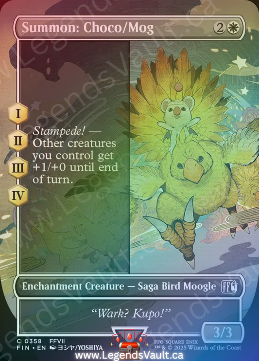 Summon: Choco/Mog (Borderless)