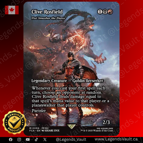 Clive Rosfield - Vial Smasher the Fierce