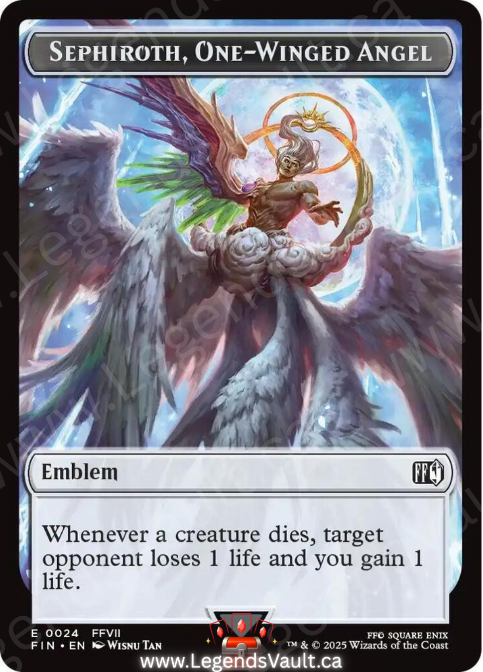 Emblem - Sephiroth, One-Winged Angel (0024 / Robot Warrior (0012) Token