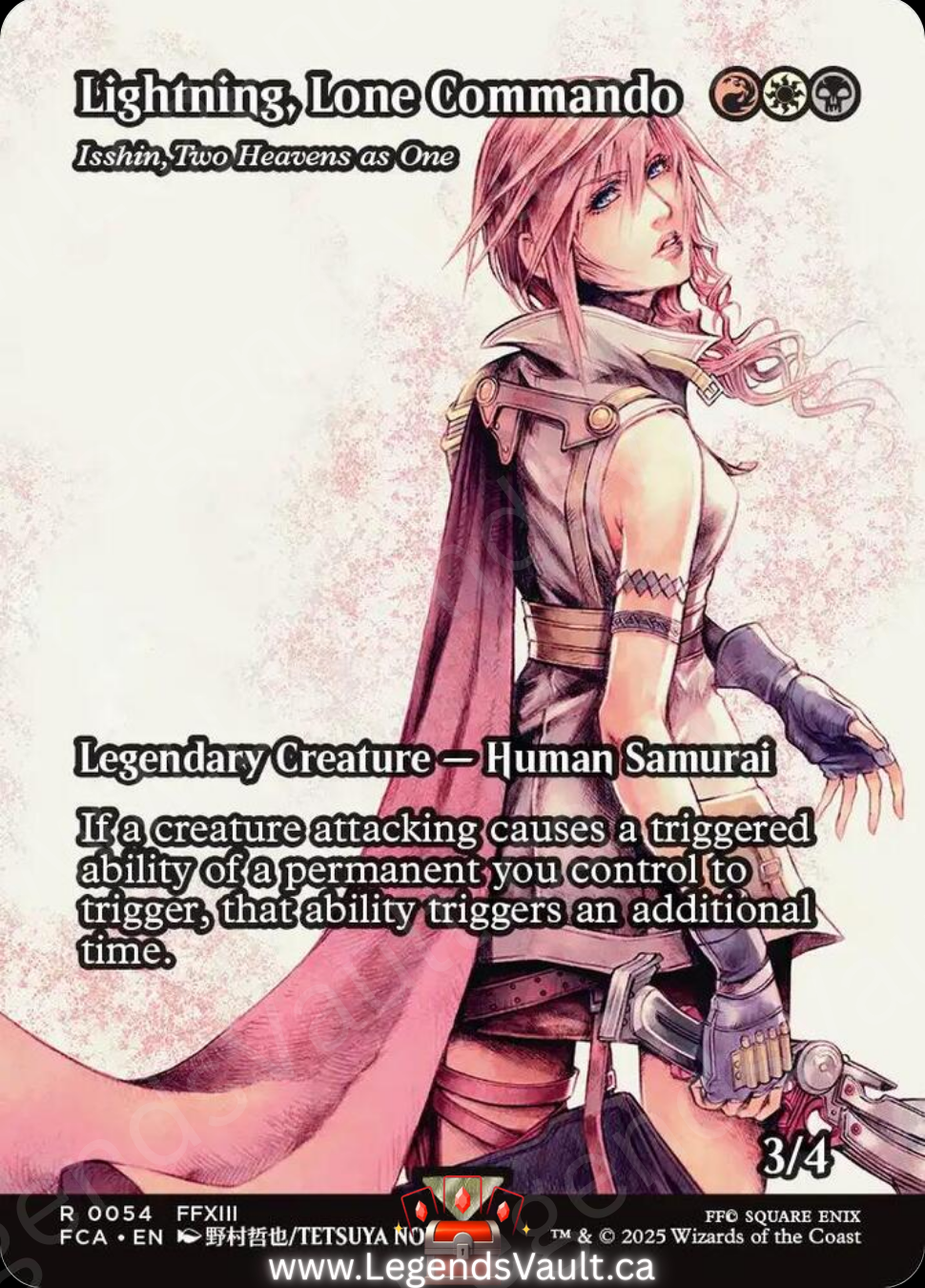 Lightning, Lone Commando