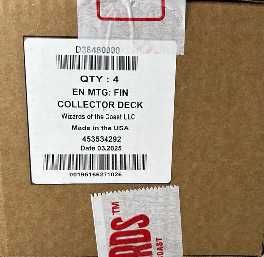 Final Fantasy Collector Commander Deck Full Set