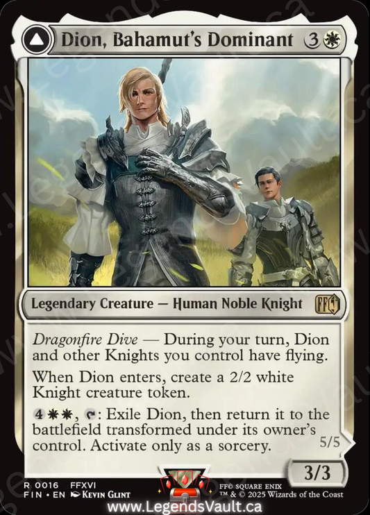 Dion, Bahamut's Dominant