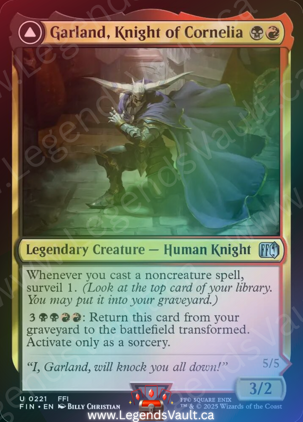 Garland, Knight of Cornelia