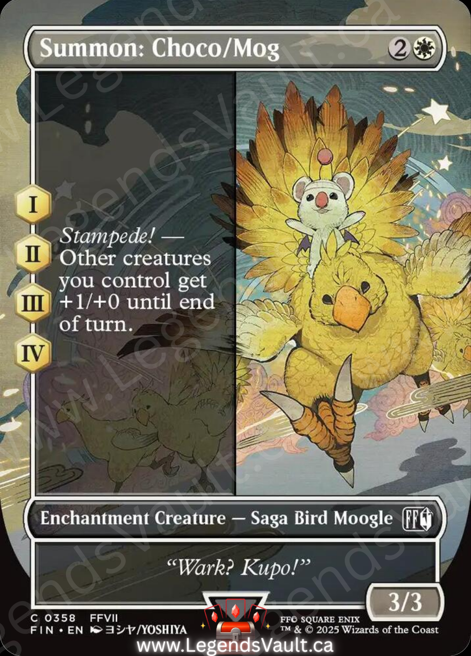 Summon: Choco/Mog (Borderless)